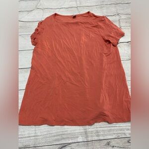 Luxe M TALL OLD NAVY womens orange short sleeve t shirt